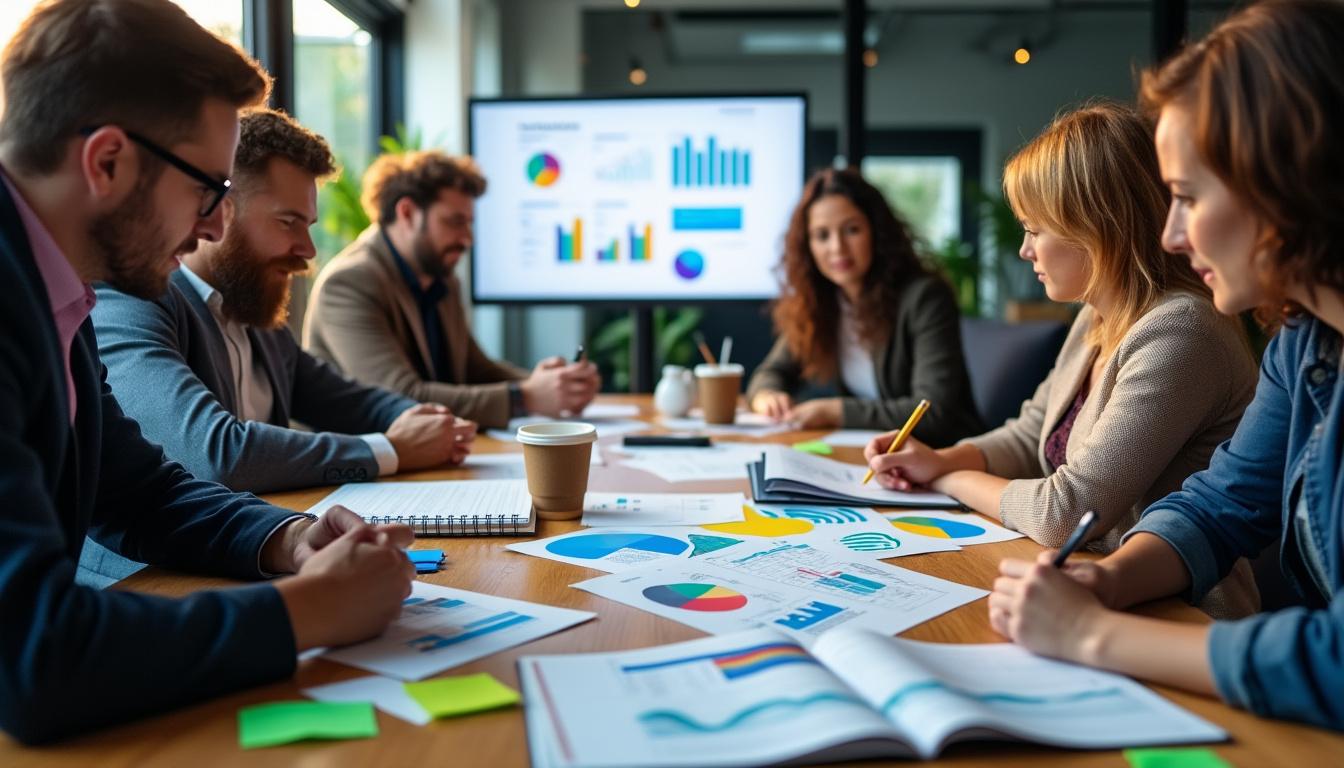 Illustration: Définition et objectifs du reporting marketing dans la stratégie d’entreprise