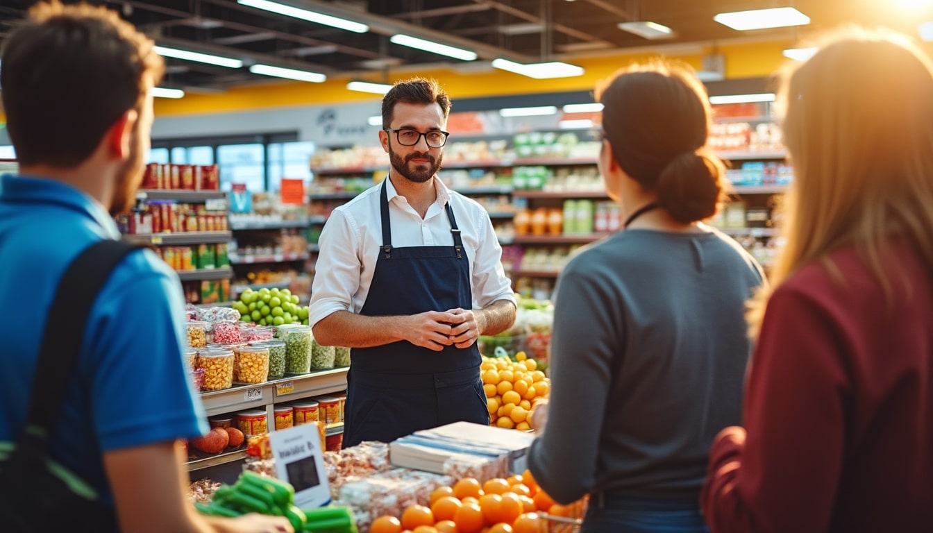 Illustration: Les objectifs et enjeux du trade marketing pour les acteurs de la distribution
