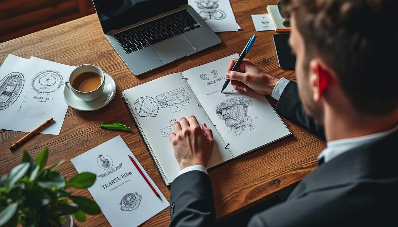 Illustration: Quelles étapes pour réussir la création de son logo de notaire ?