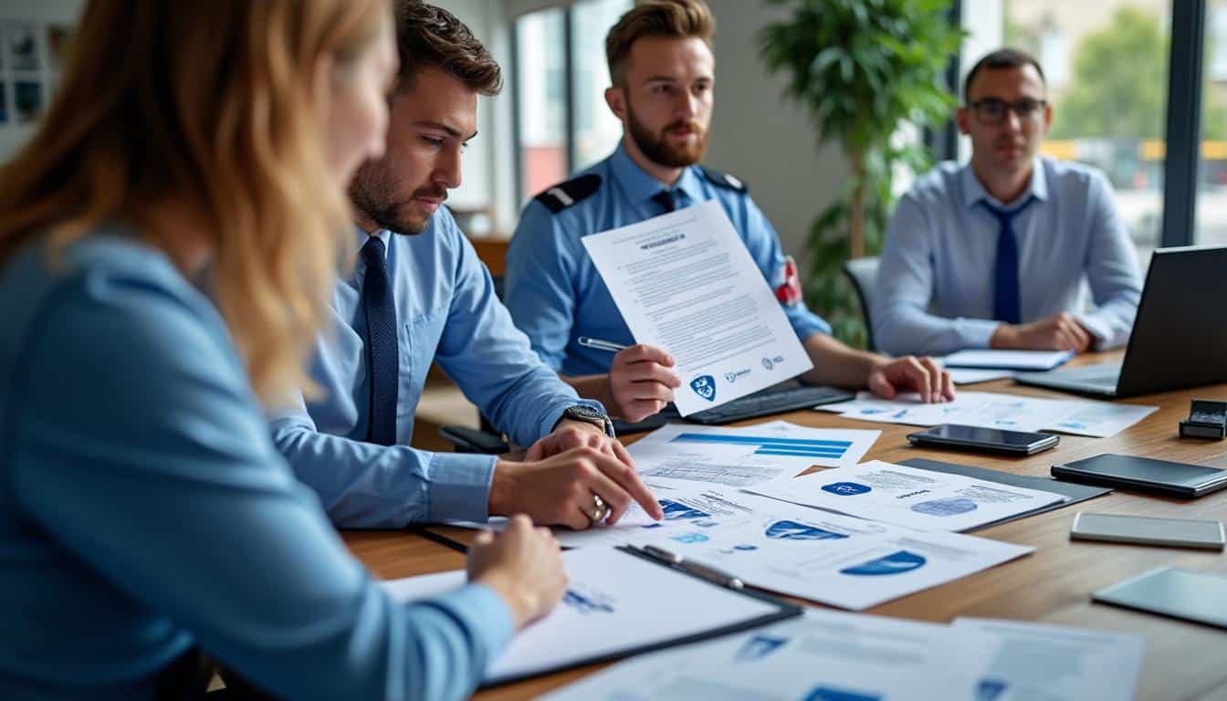 Illustration: Les règles et le cadre légal autour du logo de la police municipale