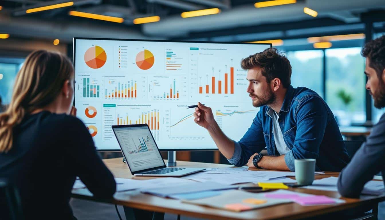 Illustration: Les principes statistiques derrière les tableaux de corrélation en marketing digital