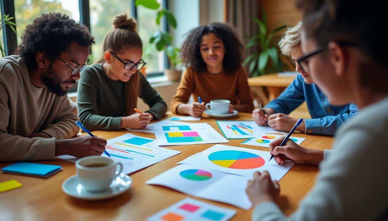 Tableaux de corrélation pour la segmentation démographique et leur impact