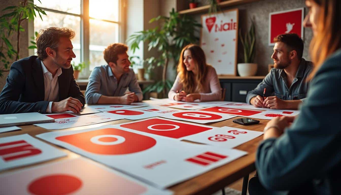 Illustration: Comment choisir un logo de rouge adapté à votre entreprise ou projet ?