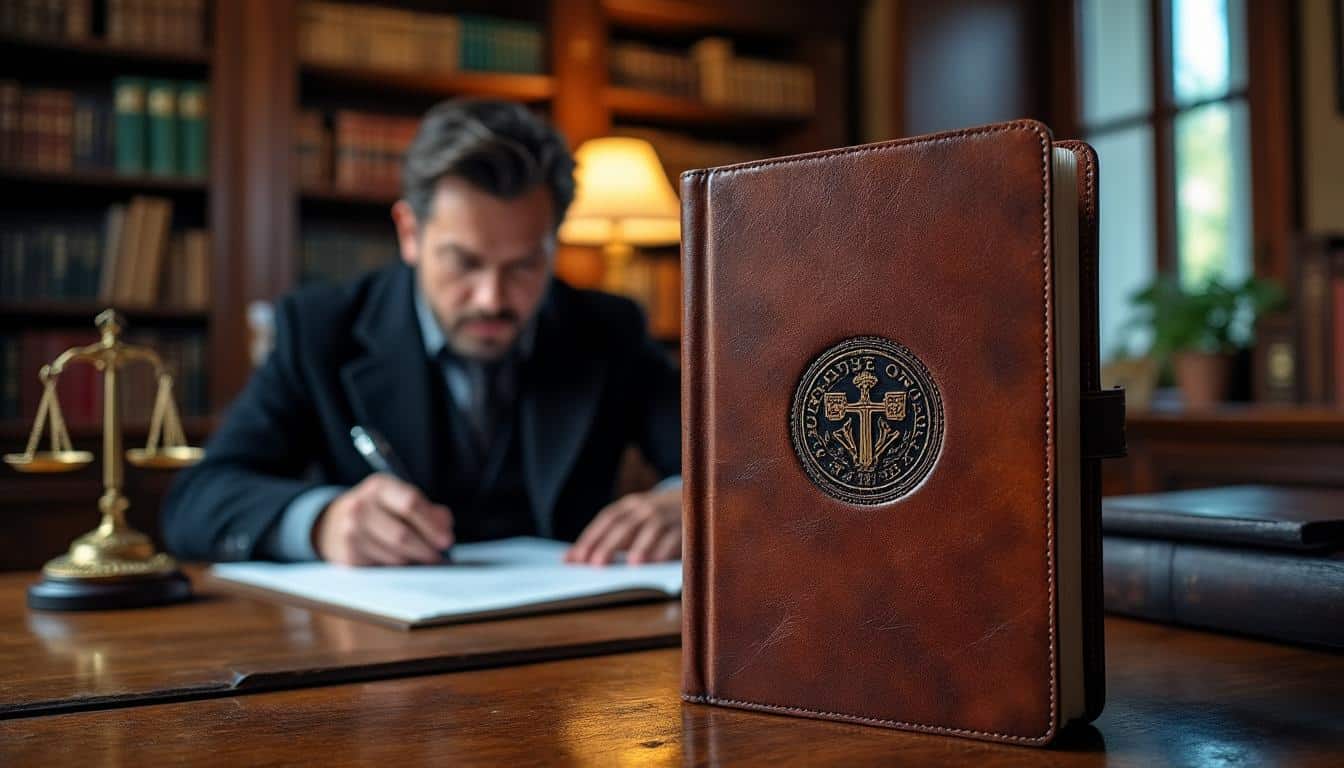 Illustration: Comprendre la symbolique derrière le logo des notaires