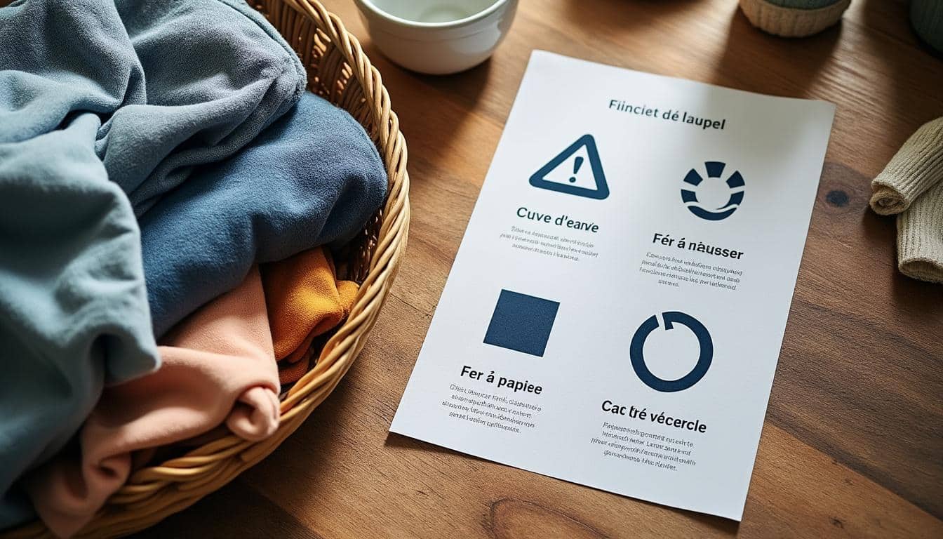 Illustration: Découvrir les principaux symboles de lavage et leur signification détaillée