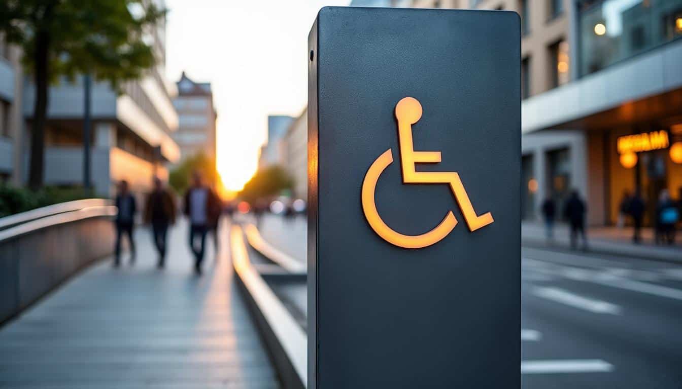 Illustration: Comprendre le symbole universel du logo pour personnes handicapées