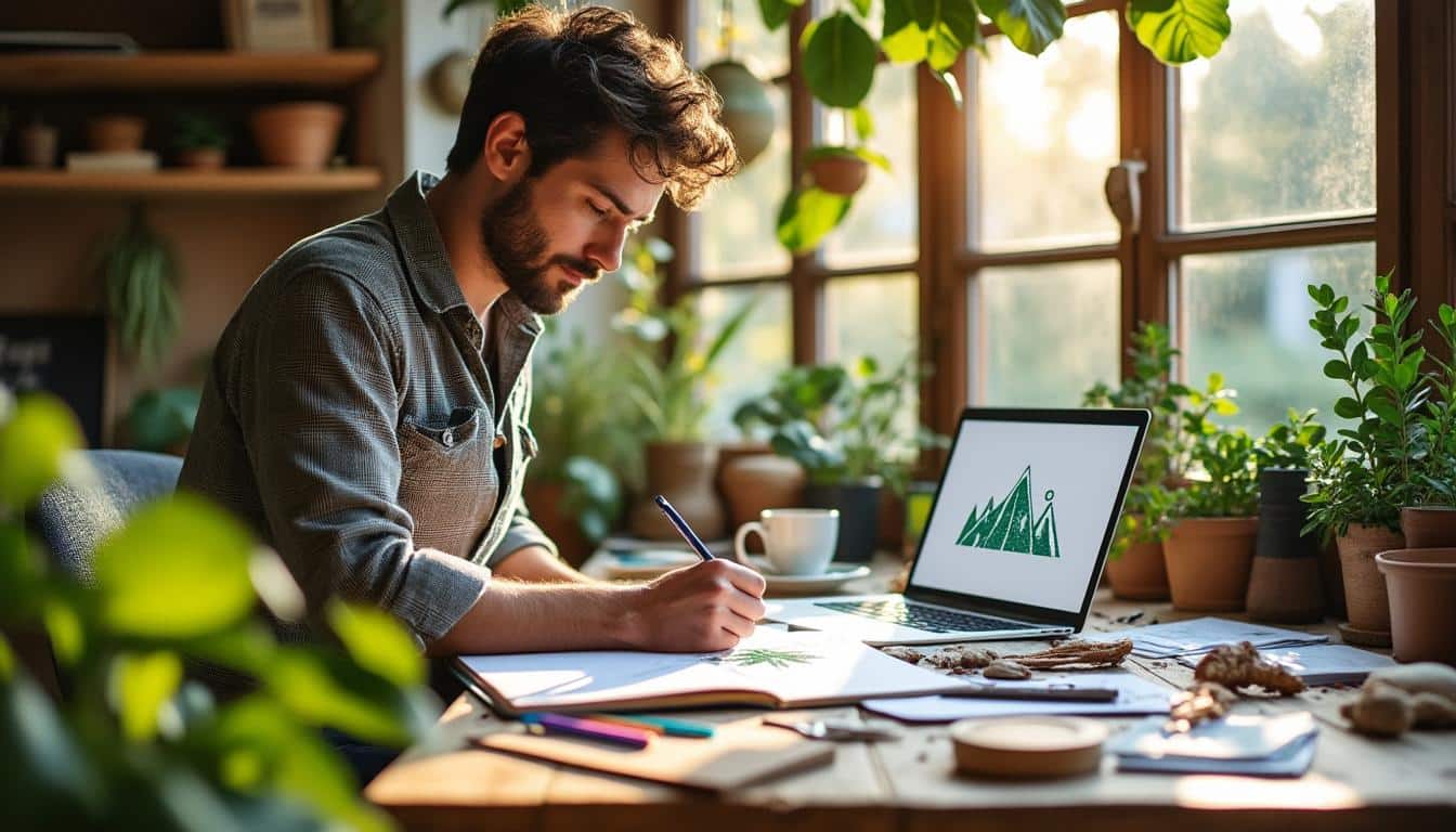 Illustration: Comment s’inspirer des meilleurs modèles de logo écologique pour votre marque