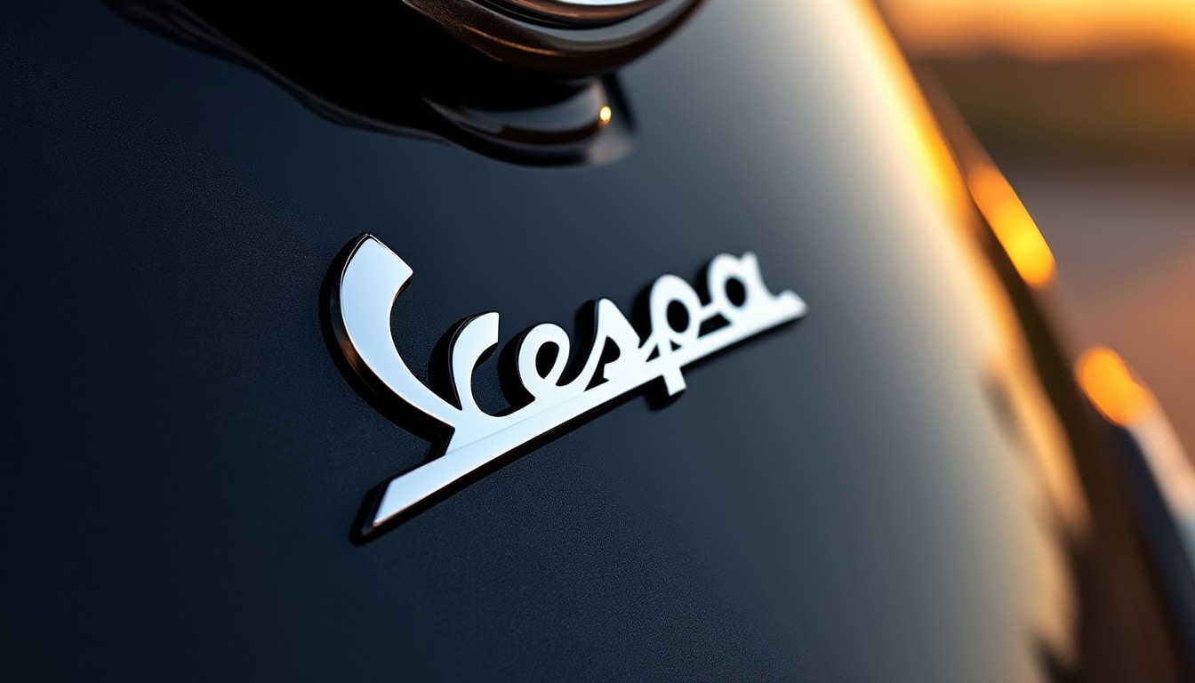 Illustration: Comprendre l’originalité du logo Vespa S et ses caractéristiques
