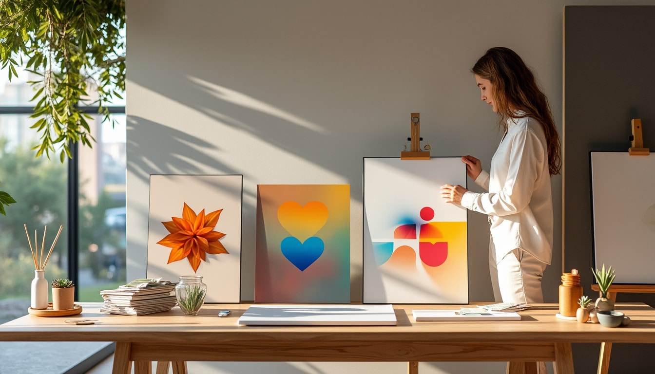 Illustration: Quels supports choisir pour un tableau de logo réussi ?
